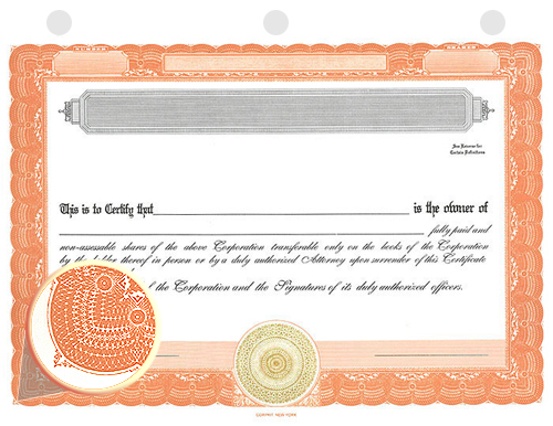 orange standard certificate