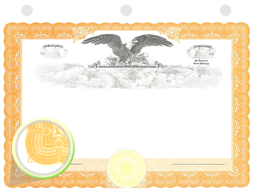 yellow eagle stock certificate