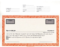 special order certificates