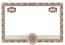 Precise Blank Stock Certificates with Wording on the back