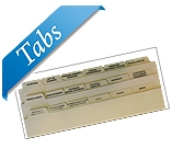 18 standard estate planner tabs