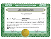        Gold Electronic Single Class Corporate Kit with Corpkit Standard Certificates