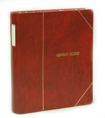 Excalibur corporate kit minute book binder