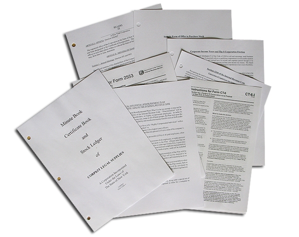 Minutes & Bylaws Pre-Printed