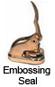 Corporate embosser seal, Notary embosser seal