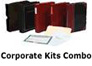 minute book binder, corporate kit combo, blank stock certificate, gold label paper 