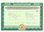 blank stock certificate -- LLC units