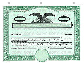 Corporate Focus Share Certificate