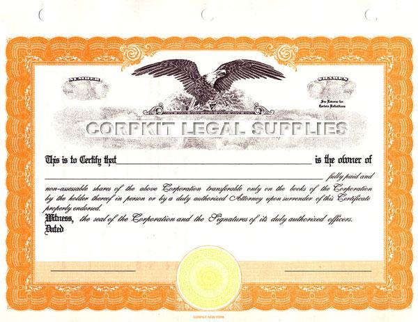 yellow eagle certificate