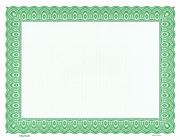 Goes 3520 border only blank stock certificate