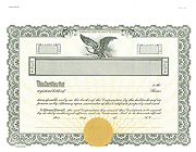 Goes 3520 border only blank stock certificate