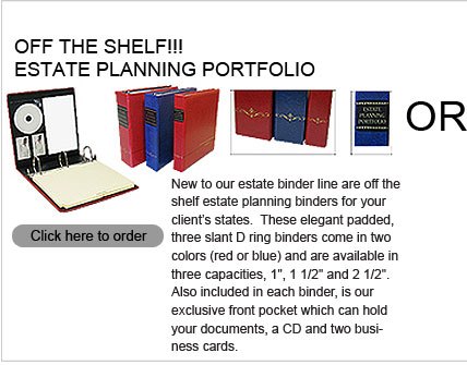 estate planner off the shelf