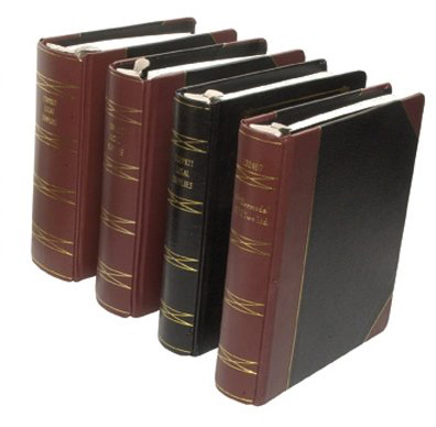 Falcon - Half Leather Bound Minute Books