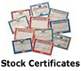 stock certificates